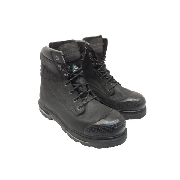 Dakota Men's 8" 529 HD3 Steel Toe SP Injected Welt Boots Black/Black Size 11M - Picture 1 of 11